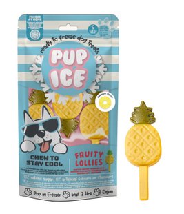 Морозиво для собак Pup Ice Fruity Lollies Pineapple S 3 шт. PUP ICE