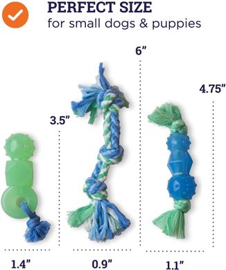 Набір міні-іграшок для зубів собак Petstages Mini Dentachew Pack Petstages