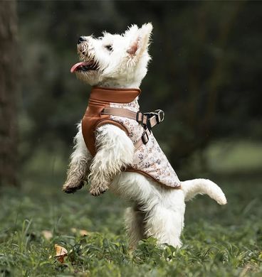 Зимова куртка для собак V.PET.B.R. Luxury Dog Jacket C519 Brown Paw V.PET.B.R