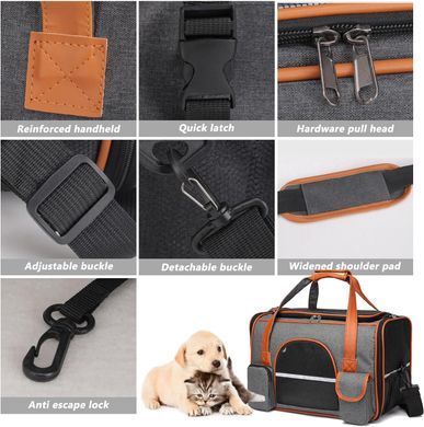 Сумка для перенесення собак та котів Bestopet (Люпосанчик) Soft Sided Pet Carrier Bag Люпосанчик
