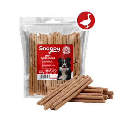 Лакомства для собак SNAPPY DOG SNACKS PAWSTICKS Мягкие палочки из утки Snappy