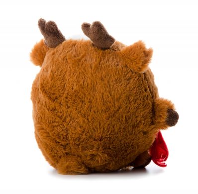Новорічна плюшева іграшка JK Animals Різдвяний олень для собак з пищалкою JK Animals
