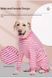 Пижама-комбинезон для собак Dog Recovery Suit, Grey stripes, XL, 45 см, 60 см, 40 см