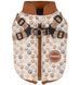 Зимова куртка для собак V.PET.B.R. Luxury Dog Jacket C519 Brown Paw, S, 22,5 см, 39 см, 27 см
