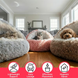 Плюшева лежанка Plush Pet Bed для котів і маленьких собак, M, d - 50 см