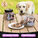 Ласощі для собак UNIQ PETS DOG SNACKS SNIFFY з ягнятиною і тріскою у формі сердечок, курка, тріска, ягнятина, 200 г, Упаковка виробника