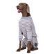 Пижама-комбинезон для собак Dog Recovery Suit, Grey stripes, XL, 45 см, 60 см, 40 см