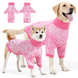 Пижама/попона для собак Derby Professional Dog Recovery Suite, Pink, S, 38-46 см, 46-58 см, 26-36 см