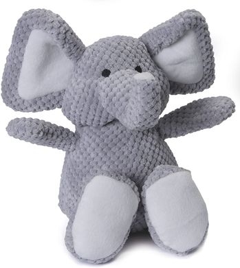 Мягкая игрушка с пищалкой goDog Checkers Elephant goDog