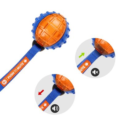 Іграшка для Собак Gigwi Push To Mute М'яч зі звуком, що вимикається 7,5 см GiGwi