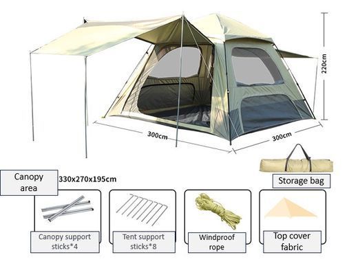 Туристичний намет Bestopet 2-в-1 Exhibition Tent & Canopy BS-SC-016 Bestopet