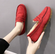 Повседневные теплые мокасины Red, 43, 26 см