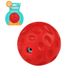 Іграшка для собак Bronzedog FLOAT плаваюча Звуковий м'яч 7 см, Червоний