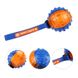Іграшка для Собак Gigwi Push To Mute М'яч зі звуком, що вимикається 7,5 см, Помаранчевий