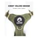 Нейлоновый тактический жилет для собак Nylon Heavy Duty Dog Tactical Vest Grey, Medium