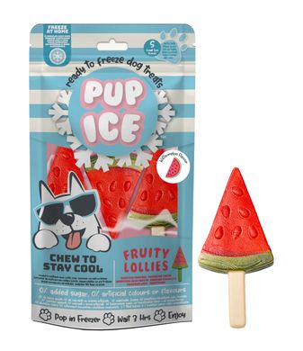 Мороженое для собак Pup Ice Fruity Lollies Watermelon S 3 шт. PUP ICE