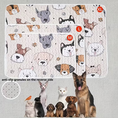 Багаторазова пелюшка для собак і котів Gail Pet Dog Head Patterned