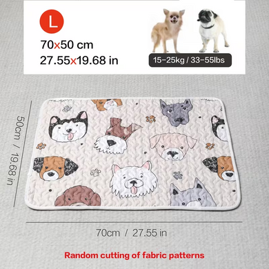 Багаторазова пелюшка для собак і котів Gail Pet Dog Head Patterned