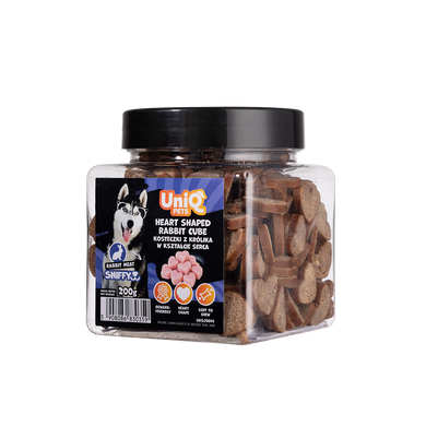 Лакомство для собак UNIQ PETS DOG SNACKS SNIFFY с кроликом в форме сердечек UniQ PETS