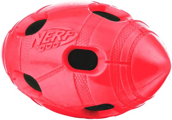 Футбольный мяч для собак Nerf Dog Rubber Bash с интерактивным светодиодом Nerf Dog