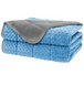 Теплый мягкий плед для домашних животных Pelushka Weight Pet Blue Bubble blanket, 50х70 см