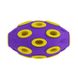 Игрушка для собак BronzeDog Jumble Airball 12 см фиолетово-желтый