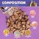 Лакомство для собак UNIQ PETS DOG SNACKS SNIFFY с кроликом в форме сердечек, кролик, курица, 200 г, Упаковка производителя
