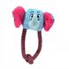 Мягкая игрушка для собак небольших пород с веревкой: Dog, Monkey & Elephant Royal Pets