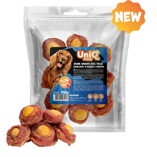 Ласощі для собак UniQ PETS Качка з яєчним жовтком UniQ PETS