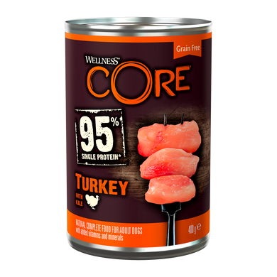 Консервы для собак Wellness CORE Single Protein Turkey with Kale с индейкой Wellness CORE