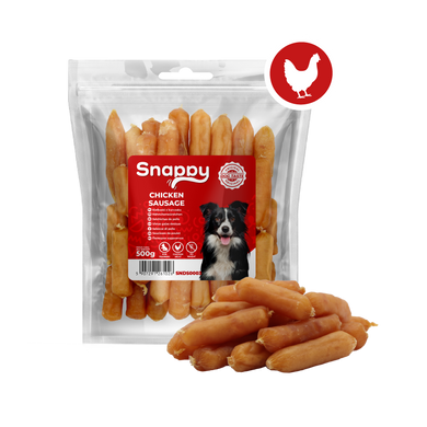 Лакомства для собак SNAPPY DOG SNACKS SAUSAGES Сосиски из курицы Snappy