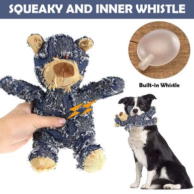 М'яка іграшка для собак Chew Squeak Plush Bear з пищалкою Derby