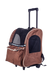 Рюкзак-візок для домашніх тварин SENFUL PetComer 3-In-1 Pet Trolley, Коричневий, 44х34х46/106 см