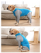 Пижама/попона для собак MOFESIPI Recovery Suit Blue&Grey, 3XL, 71 см, 108 см