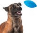 Футбольный мяч для собак Nerf Dog Tire Squeak Football с интерактивной пищалкой, Синий, Medium/Large