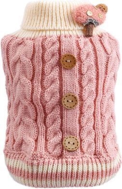 В'язаний светр Derby Classic Dog Winter Sweater Pink для собак, кішок, цуценят Derby