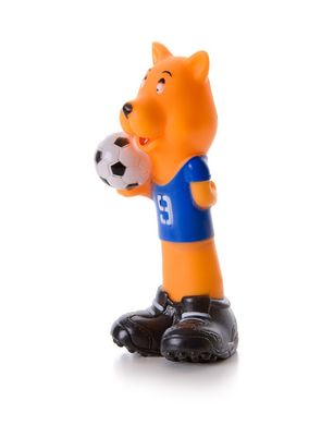 Виниловая игрушка-пищалка JK Animals Собака с мячом JK Animals