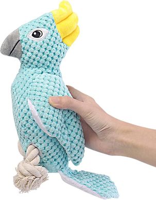 М'яка іграшка для собак Fuzzy - Bird Dog Squeaky Toy з мотузками і пищалкою Derby