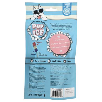 Морозиво для собак Pup Ice Rocket Lollies Strawberry & Blueberry M 2 шт. PUP ICE