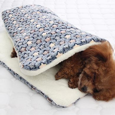Плед для домашних животных Soft Pet Bed Cushion, Blue Small Star Derby