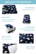 Теплая лежанка с пледом COLLABOR Cute Puppy&Paws, 70х100 см