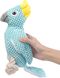 Мягкая игрушка для собак Fuzzy - Bird Dog Squeaky Toy с веревками и пищалкой, Бирюзовый