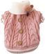 В'язаний светр Derby Classic Dog Winter Sweater Pink для собак, кішок, цуценят, XL, 38-40 см, 52-54 см, 31-33 см