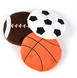 Фрізбі для собак: Basketball, Football & American Football, Коричневий, 1 шт.