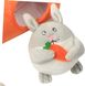 М'яка іграшка для собак Carrot+Rabbit Hide and Seek Plush Dog Toy з пищалкою