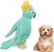 М'яка іграшка для собак Fuzzy - Bird Dog Squeaky Toy з мотузками і пищалкою, Бирюзовый