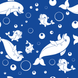 Многоразовая пеленка Pelushka Dolphin, 90х90 см