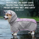 Дощовик для собак Corgi Special Raincoat, 4XL, 44 см, 48 см, 43 см