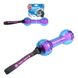 Іграшка для собак Gigwi Push To Mute Гантель зі звуком, що відключається фіолетово/синій 18 см, Medium