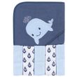 Полотенце с мочалками Hudson Baby Sailor Whale